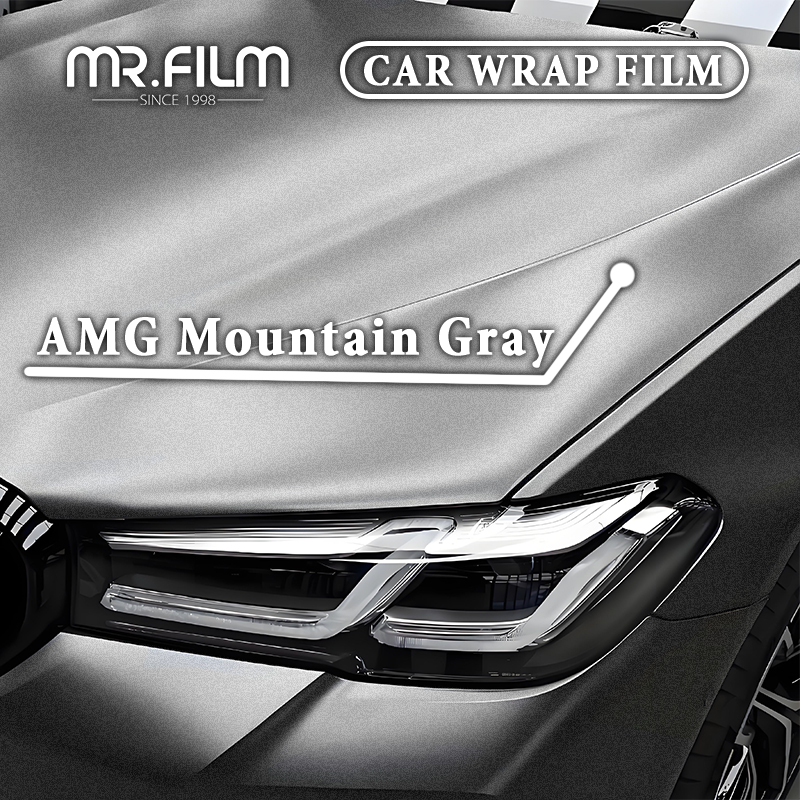  Película antiarañazos para automóvil Premium AMG Mountain Grey para renovación exterior de automóviles