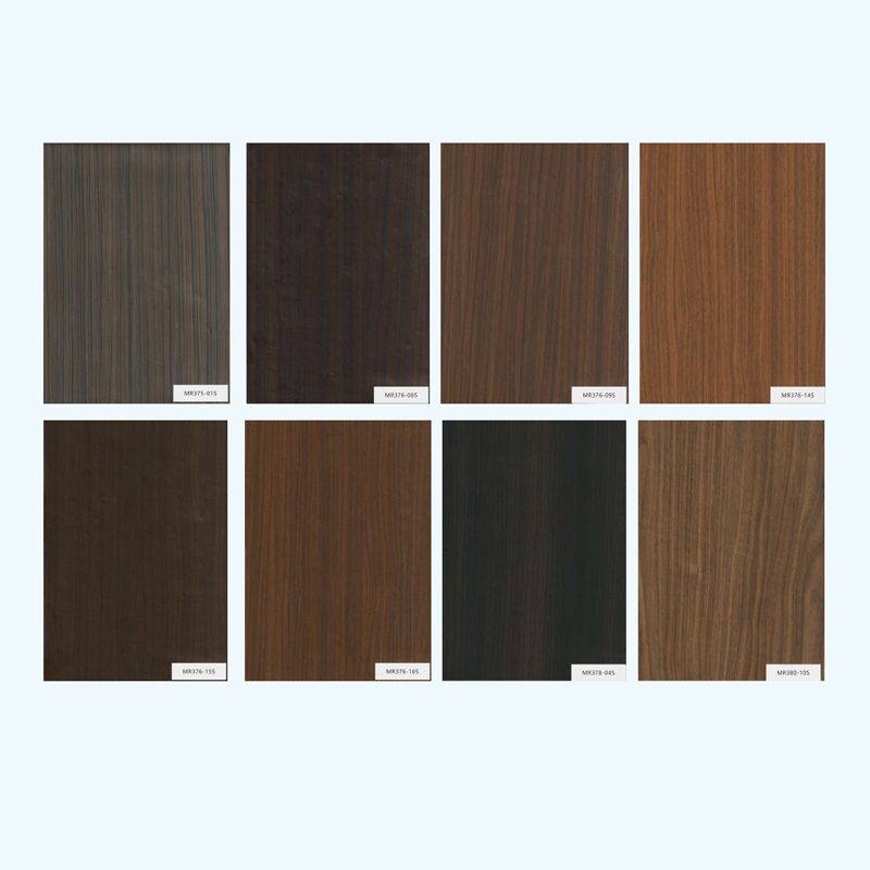Decoración casera interior de la película decorativa de madera oscura del alto grado de imitación