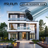Película de vidrio autoadhesiva para ventanas de construcción para arquitectura