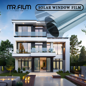 Película de vidrio autoadhesiva para ventanas de construcción para arquitectura