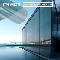 Película reflectante para espejo unidireccional, tinte para ventanas, día y noche