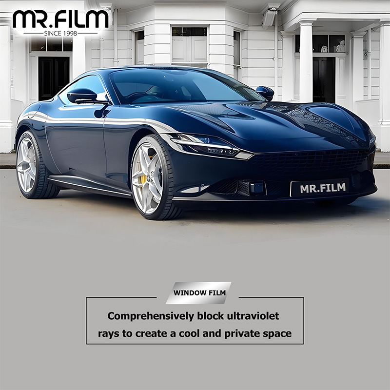Película de aplicación de ventana automática, tinte solar para coche con rechazo de alto calor
