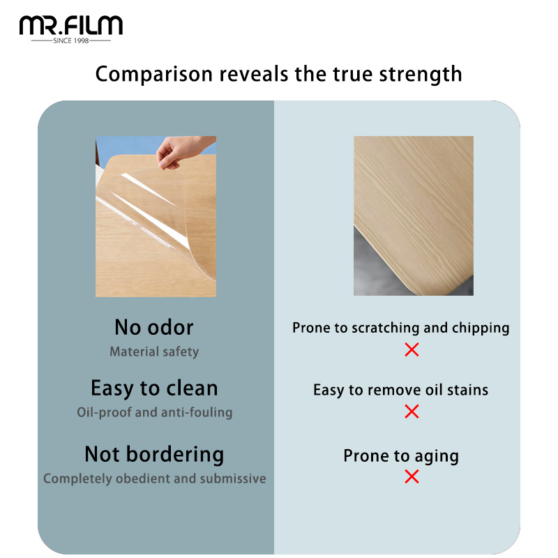 Película protectora de superficie suave Tinte en rollo ultra transparente