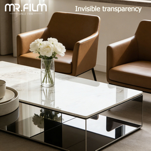 Película protectora de brillo anticontaminación para muebles de mesas