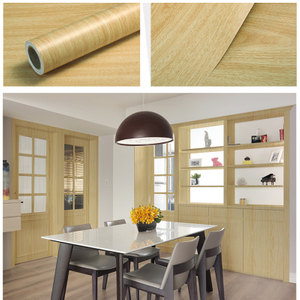Película decorativa autoadhesiva de PVC de grano de madera