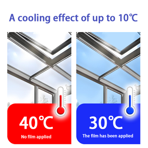 Película aislante de ahorro de energía con bloque UV del 99% para ventanas arquitectónicas