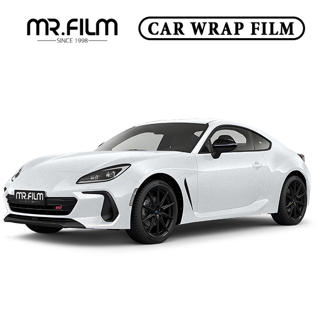 Película de envoltura para automóvil con acabado brillante y protección superior de color blanco perla de diamante de primera calidad 