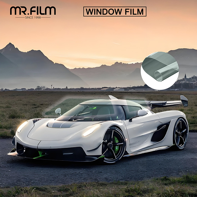 Rechazo solar Película para ventanas automotrices Tinte protector para automóviles
