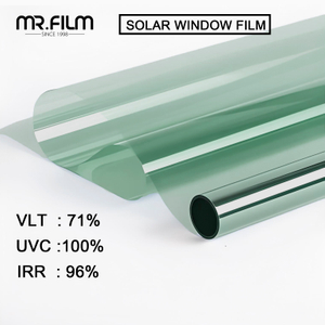 Película solar del aislamiento de calor de la ventana del edificio del tinte solar del rechazo ultravioleta de la astilla