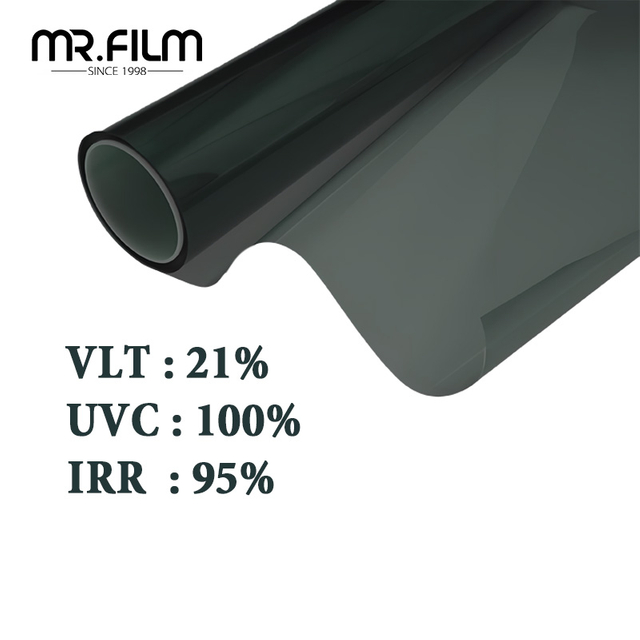 Tinte de ventana comercial de película de vidrio resistente a los rayos UV