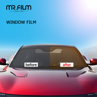 Tinte cerámico de película solar antiarañazos para ventanilla de coche