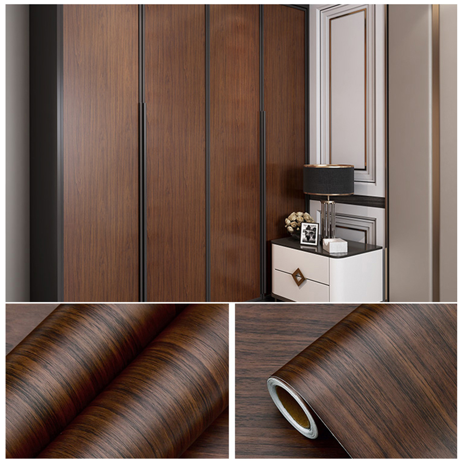 Película decorativa de PVC de madera de alta calidad