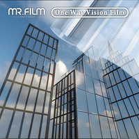 Película de ventana de visión unidireccional con bloqueo solar de protección de privacidad de alta calidad 