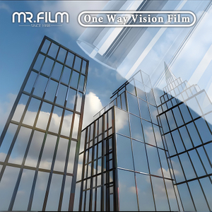 Película de ventana de visión unidireccional con bloqueo solar de protección de privacidad de alta calidad 