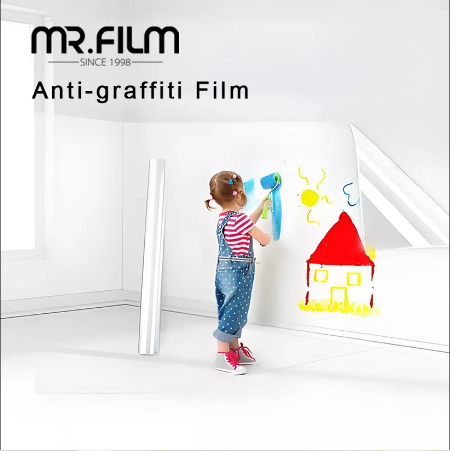 ¿Cuál es la diferencia entre la película de seguridad y la película antigraffiti?