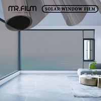 Tinte de vidrio de ventana arquitectónica de película de seguridad transparente a prueba de explosiones