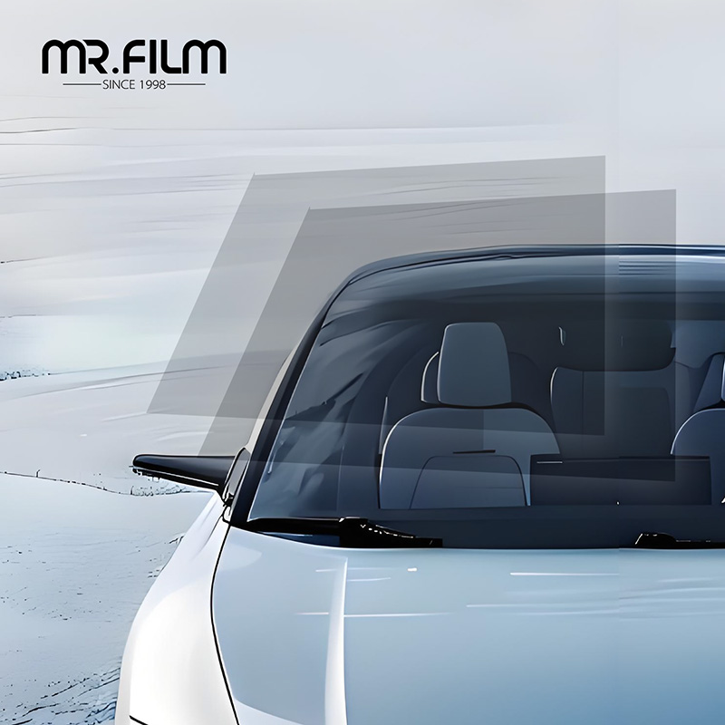 Tinte solar del coche de cerámica nano de la película del aislamiento del cuidado de piel de Hd