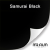 Película protectora de envoltura de coche Samurai Black para cambio de color automático