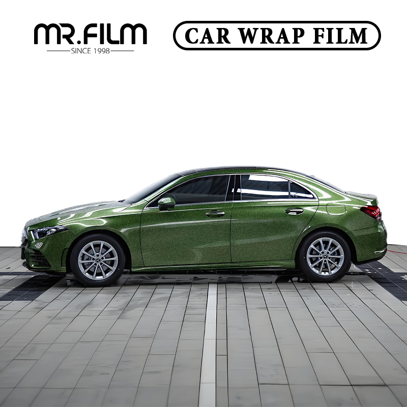 Mamba Green Color Changing Anti Scratch Car Wrap Film Protección premium para su vehículo