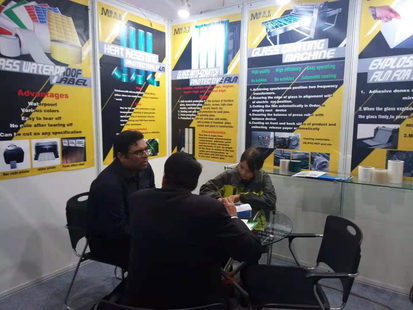 Exposición de vidrio indio