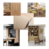 Película de veta de madera de decoración de lujo simple y lujosa para mejorar la apariencia