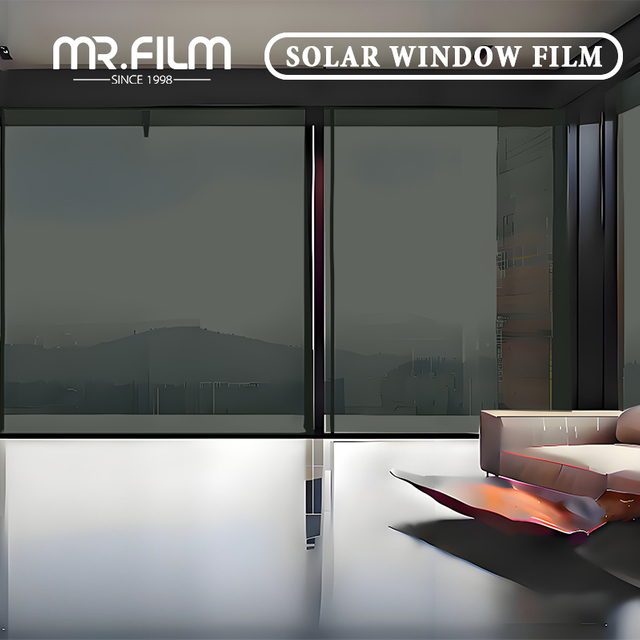 Película para ventanas con aislamiento térmico 100% UV para edificios