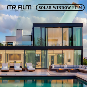 Película para ventanas de control solar para edificios de gran altura