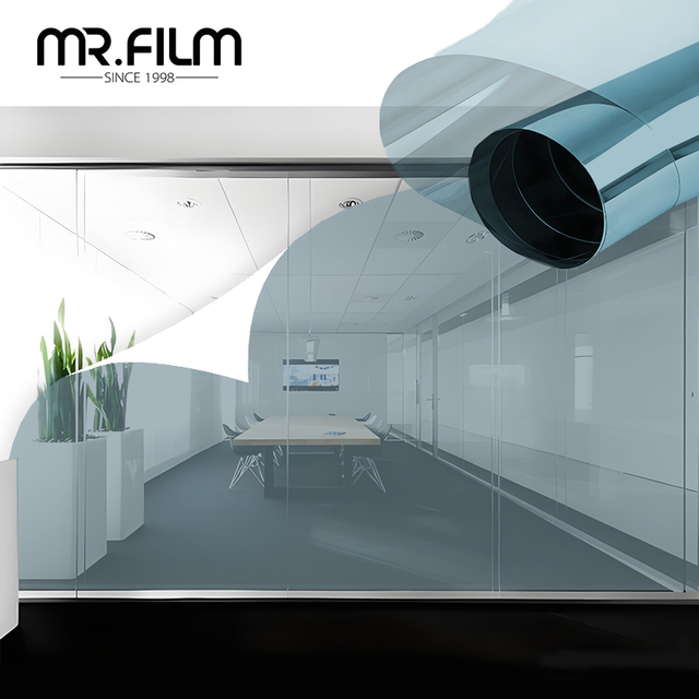Película de construcción de vidrio de privacidad con tinte de ventana de aislamiento térmico