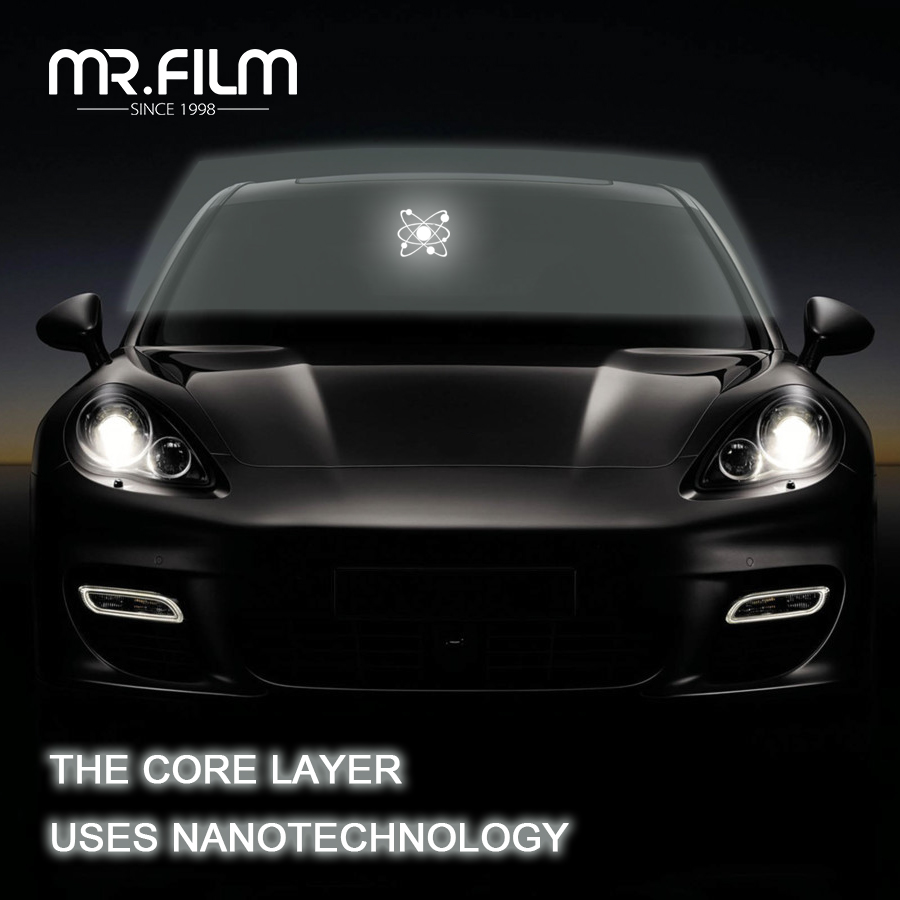 Tinte nanocerámico de película automotriz de aislamiento térmico térmico
