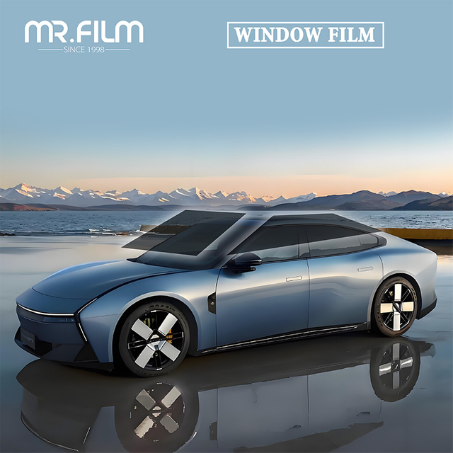 Película para ventana de automóvil con protección anticalor
