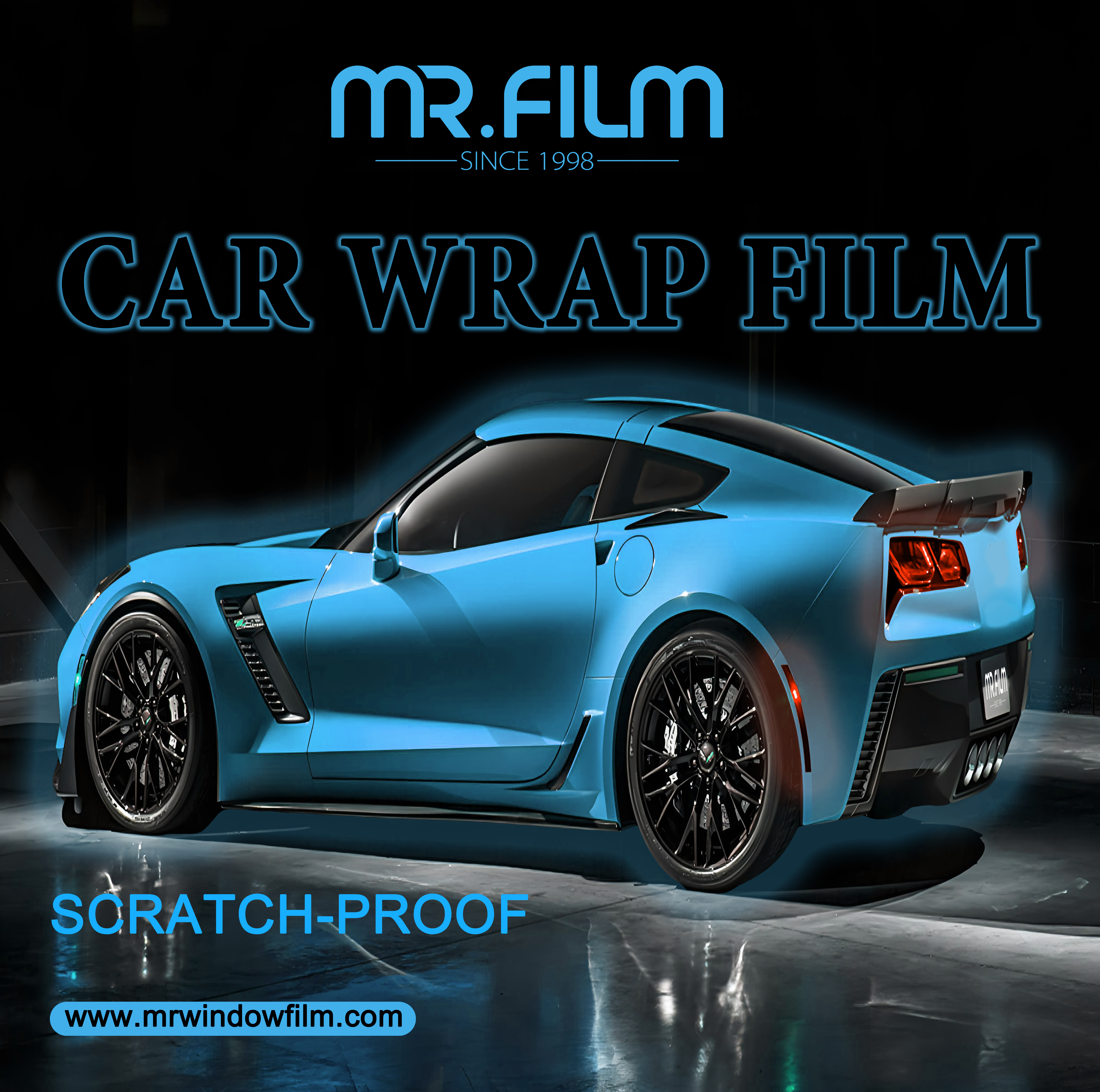 Película de envoltura para tinte de envoltura de vinilo para automóvil Premium