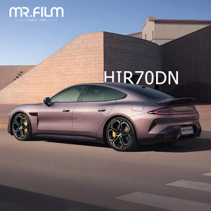 Película negra ultravioleta automática con tinte para ventanas con alto rechazo de calor