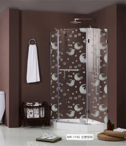 Película adhesiva de vidrio decorativa para ventana de privacidad para baño, oficina y hogar
