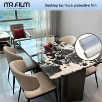 Película decorativa para muebles Tinte de mesa transparente