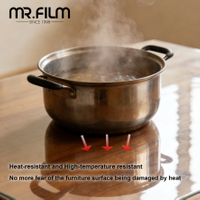 Película protectora transparente de diseño moderno para cocina