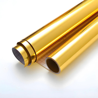 Película metálica decorativa plateada Petg 