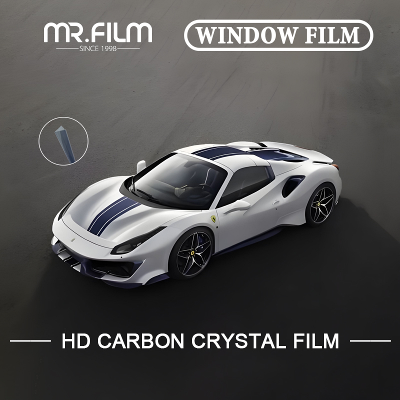  Película de bloqueo de radiación UV con rechazo de calor infrarrojo para vidrio de ventana de automóvil