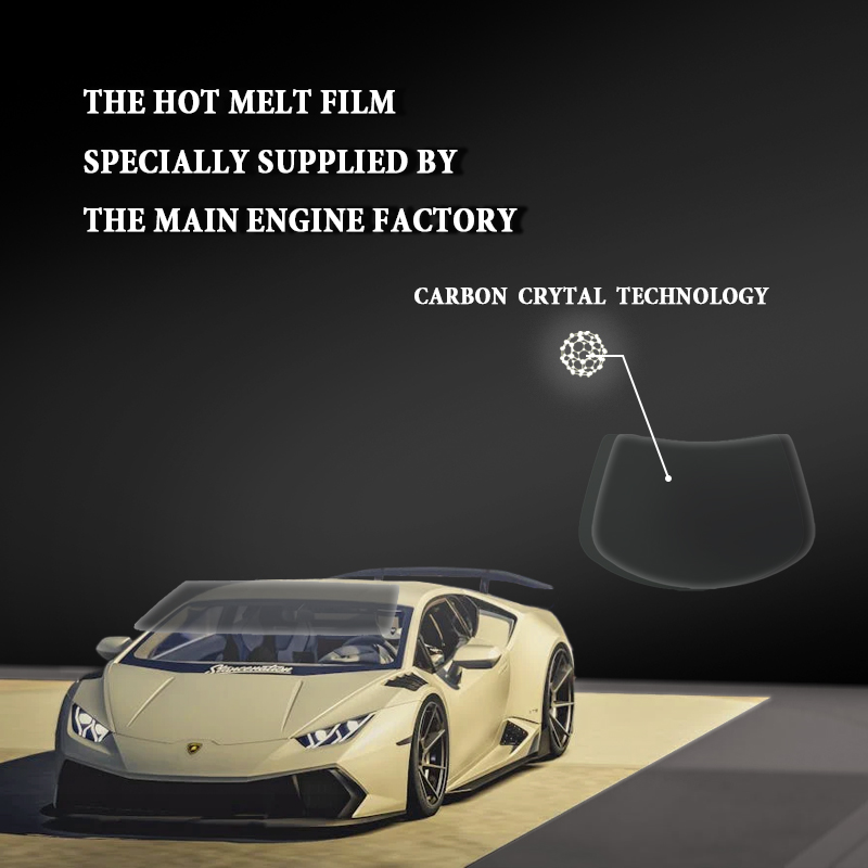 Película de cristal de carbono con reducción de calor para ventanas de automóviles