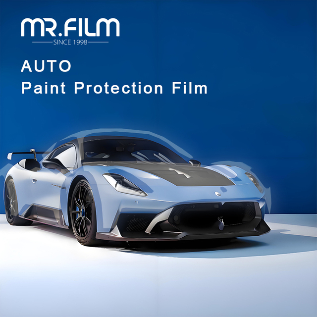 Película protectora de pintura transparente de cobertura total para la superficie del automóvil 