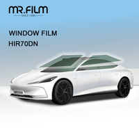 Tinte de privacidad para automóvil con película para ventana frontal ultra transparente