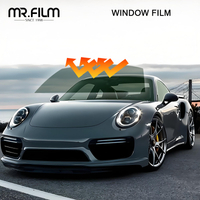 tinte de ventana exterior de película para mascotas de coche