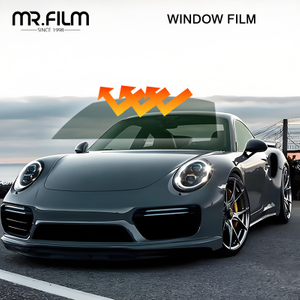 tinte de ventana exterior de película para mascotas de coche