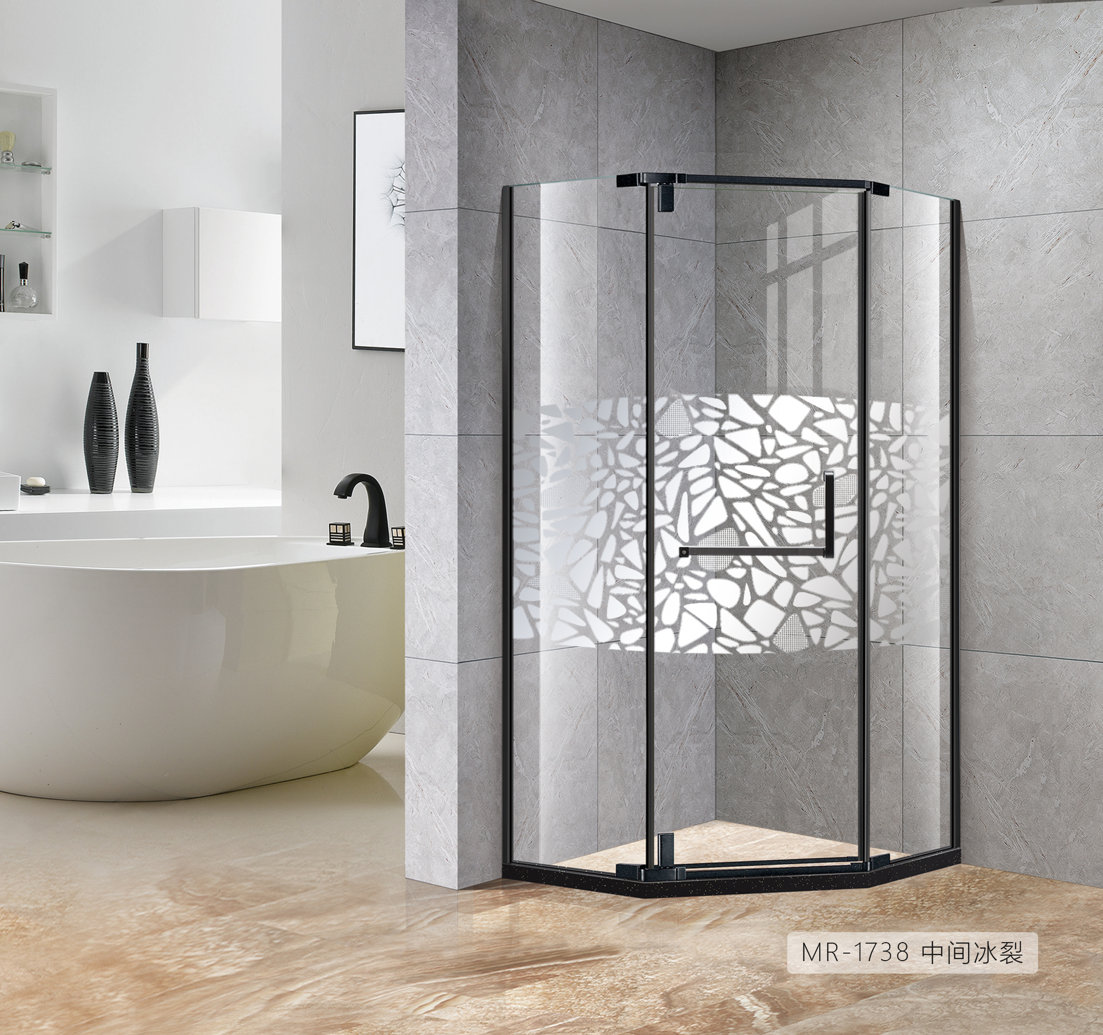 Tinte de ventana con estampado floral de película decorativa de PVC