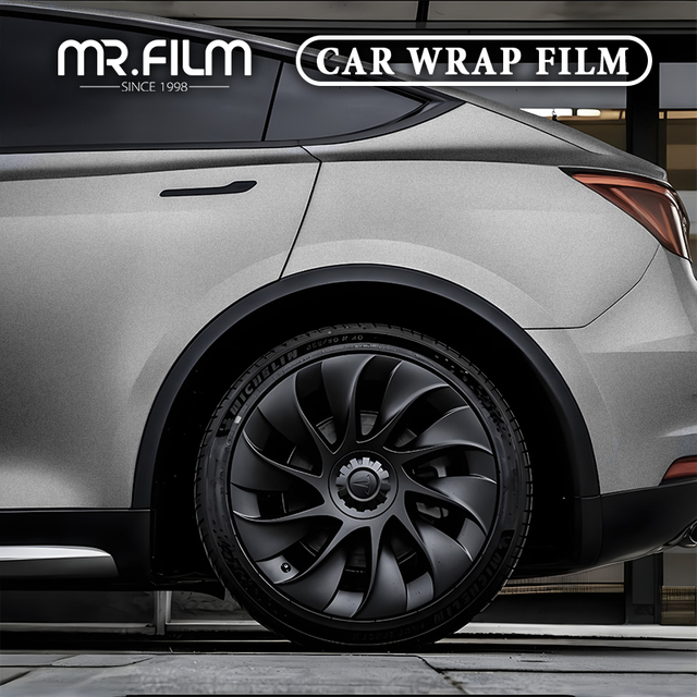 Película de envoltura de automóvil Ppf con cambio de color gris montaña AMG
