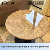 Tinte de mesa de película protectora transparente para muebles