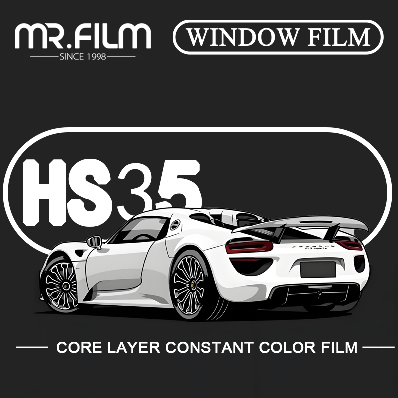 Película para ventana de coche PET, aislamiento térmico Anti UV IR, a prueba de explosiones para ventanas automotrices
