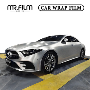 Película de envoltura de coche que cambia de color antiarañazos de plata metálica de mercurio para carrocerías de vehículos