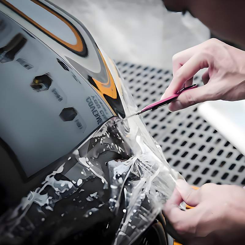 Película protectora de pintura transparente resistente a los arañazos para vehículos