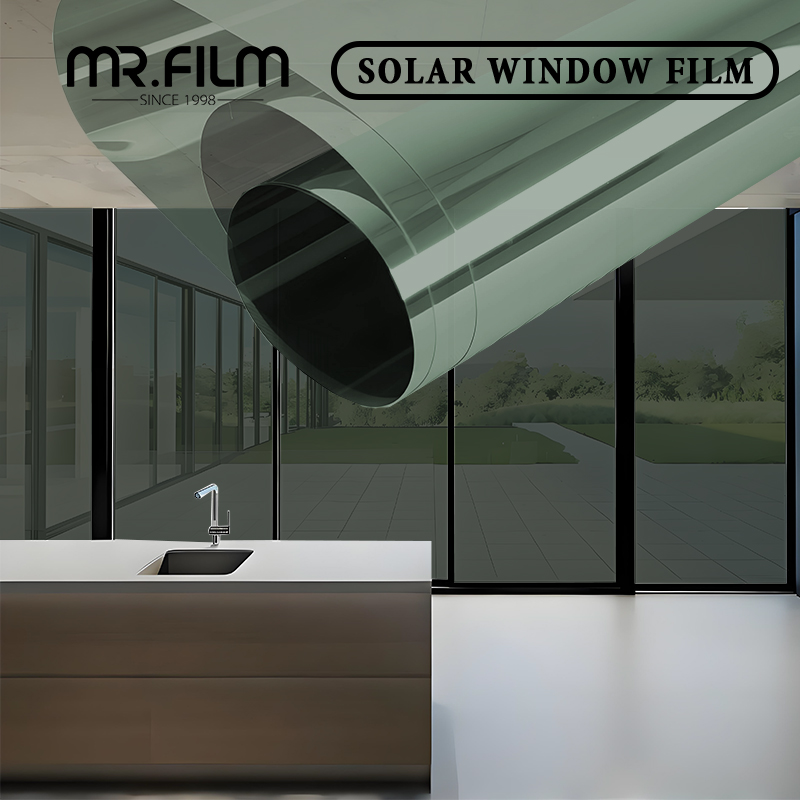 Tinte protector de película solar de aislamiento de ventanas de construcción