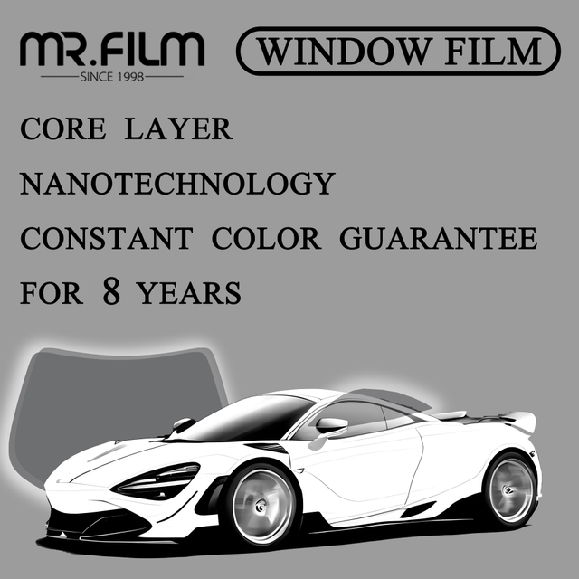 Tinte de ventana de vidrio autoadhesivo antiexplosión 